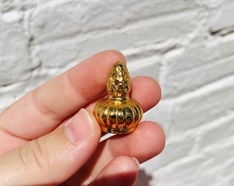 1" Antique Brass Finial Chandelier Light Fixture Lamp, Acorn, Gold, Tip, Topper