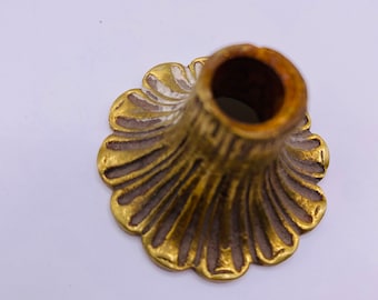 2" W x 1.6" W Antique Bronze Candle Cup for Chandelier Light Fixture Lamp