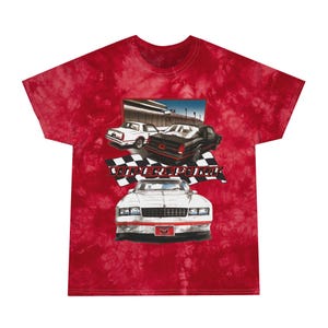 ヴィンテージ タイダイ モンテカルロ SS レーシング T シャツ (レッド)