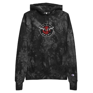 Champion X SuperSport Hand-Stitched OG Hoodie (Black Tye Dye) Limited Edition