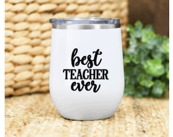 Wifeys Who Wine Personalized 12oz Wine Tumbler – Custom Name Gift For Married Wine-loving Friends, Bachelorettes, Girls Trips