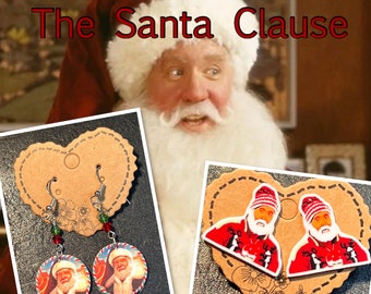 The Santa Clause - Scott Calvin inspired stud earrings