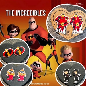 The Incredibles inspired stud earrings