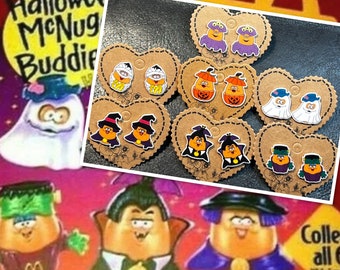 Halloween Chicken Nuggets Stud Earrings