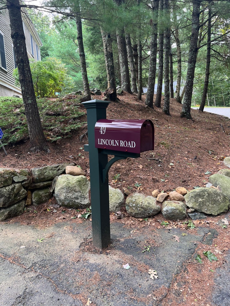 Custom Mailbox Lettering Etsy