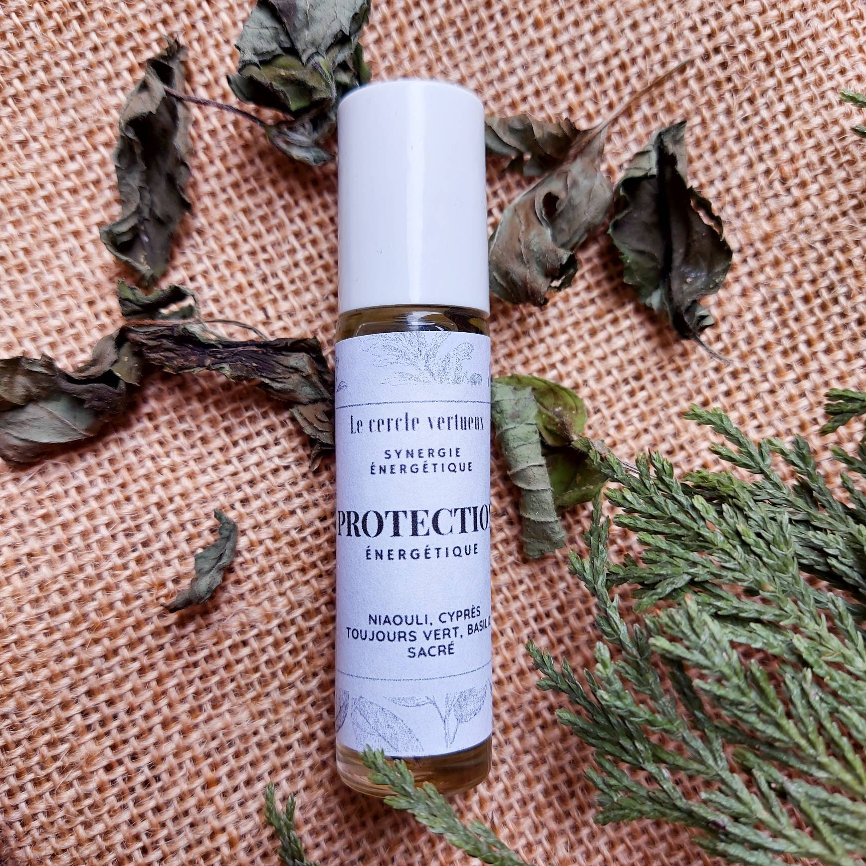 Protection Roll-On Énergétique Huiles Essentielles Divination Méditation Rituel Taux Vibratoire Taro