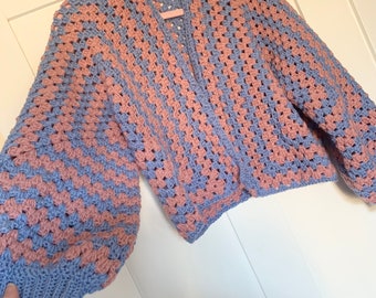 Crochet striped Cardigan/ Crochet Cardigan for Women/ Cardigan/ Handmade Cardigan/ Women’s Cardigan/ Custom clothing