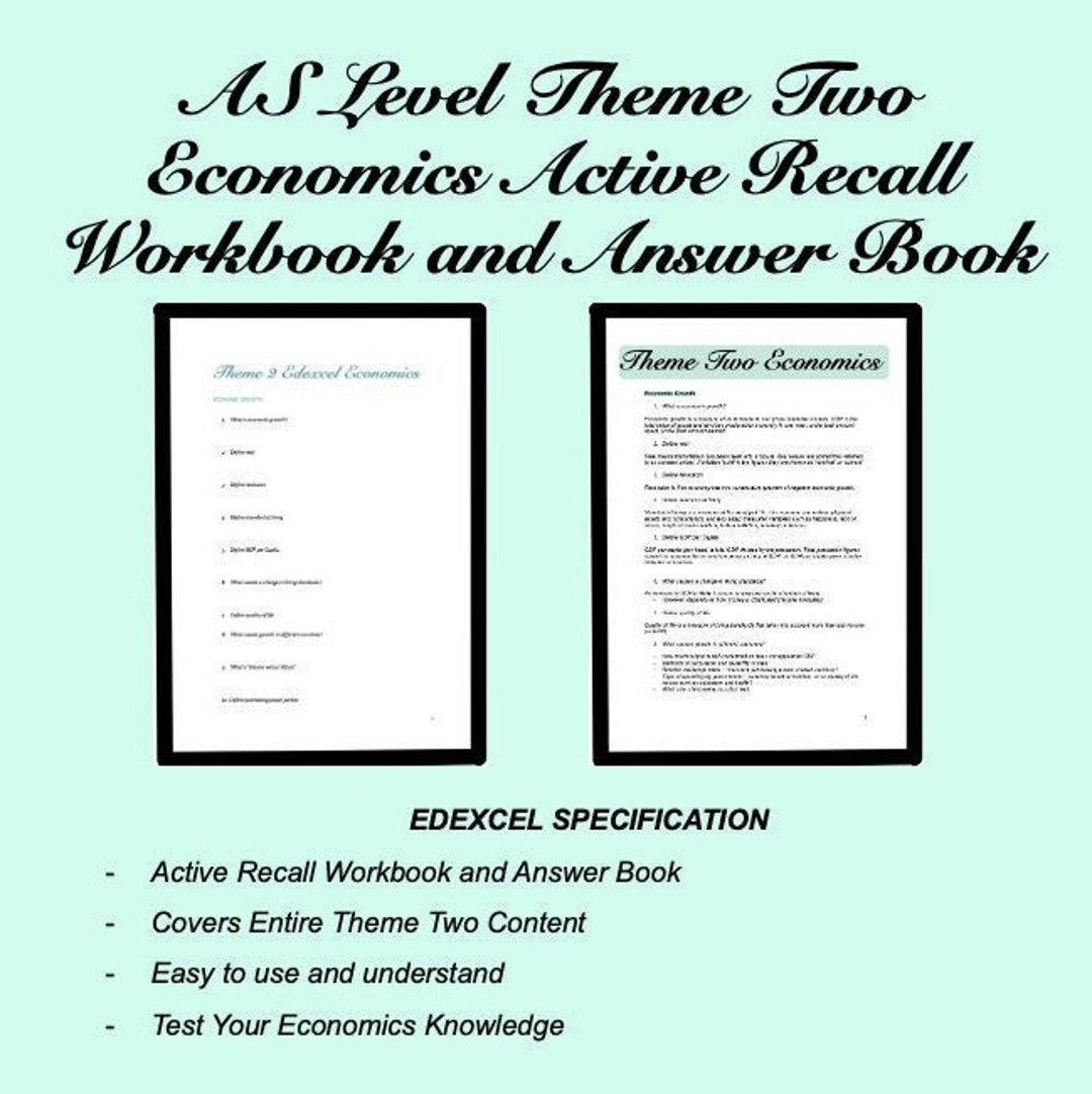 A Level Theme Two Economics Active Recall Q&A Book - Etsy UK