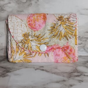 Ananas Mini Accordian Geldbörse