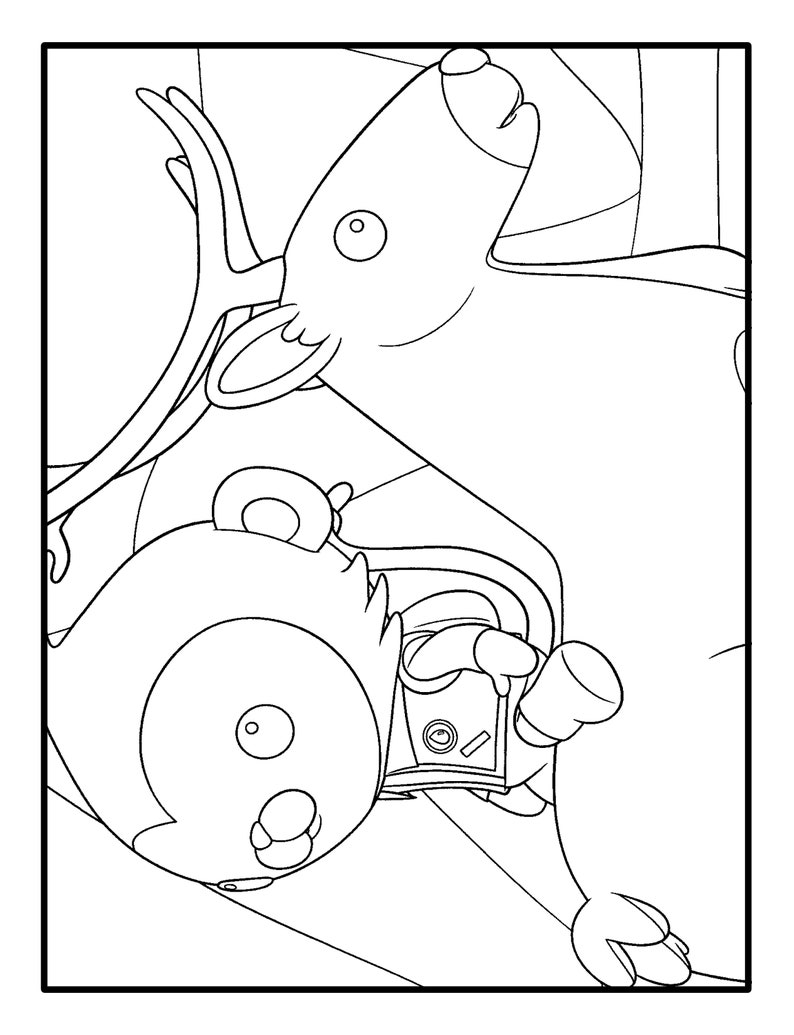 Octonauts Above and Beyond Coloring Book Etsy