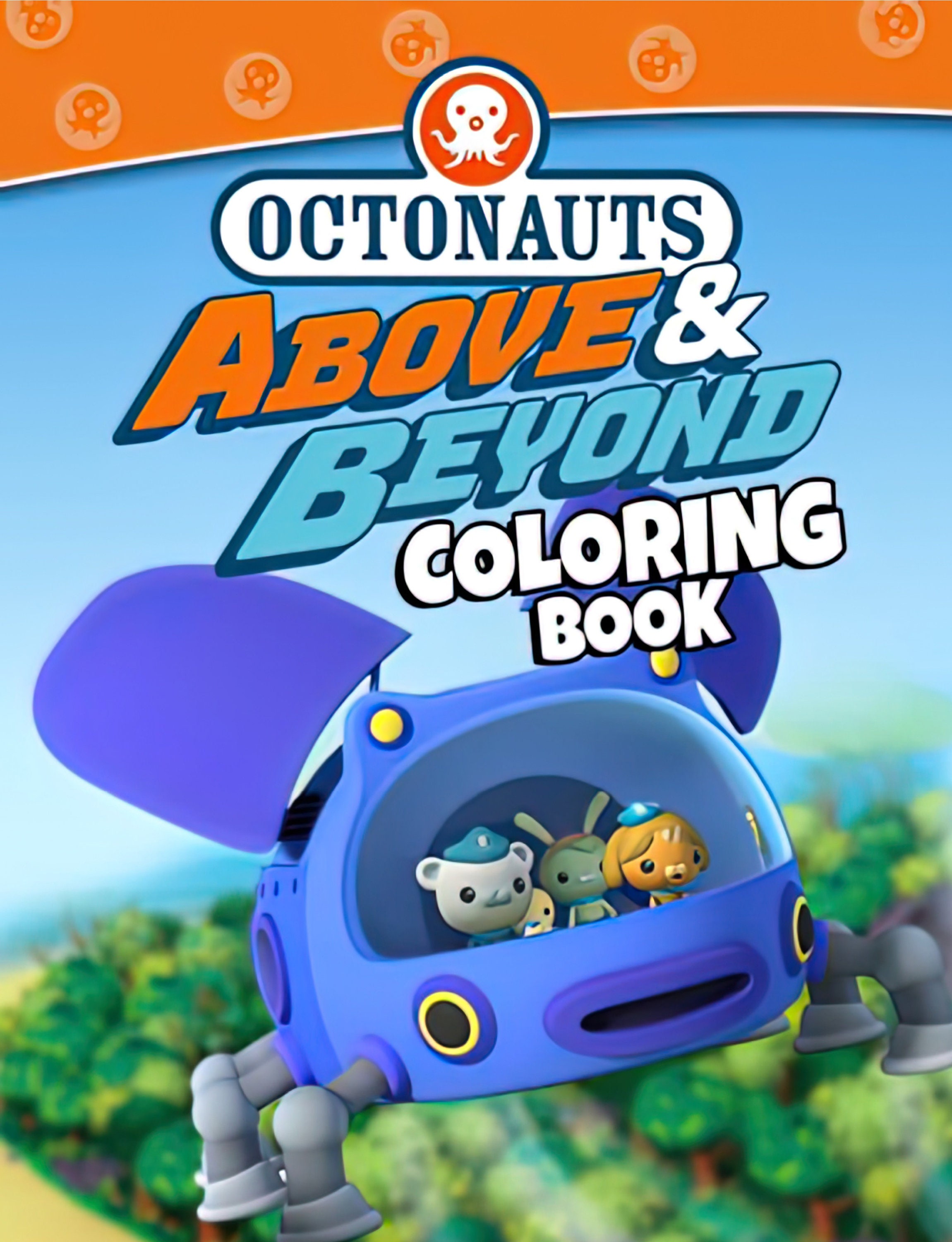Octonauts Above and Beyond Coloring Book Etsy