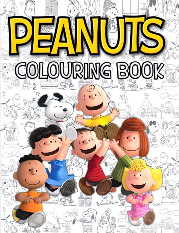 Peanuts Coloring Book - Etsy