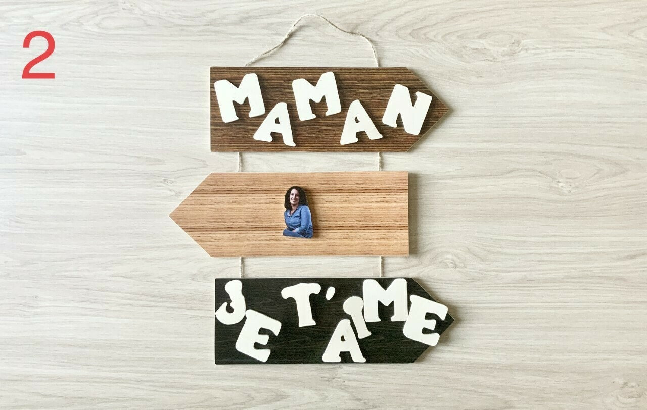 Cadre Photo sur Bois