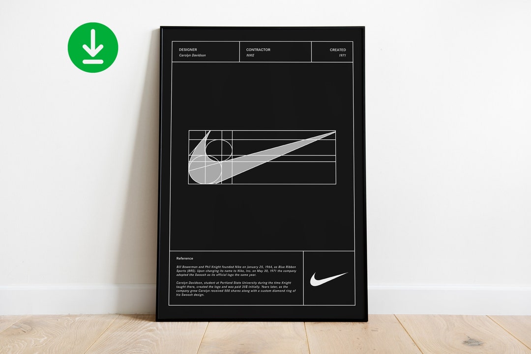 nike logo poster