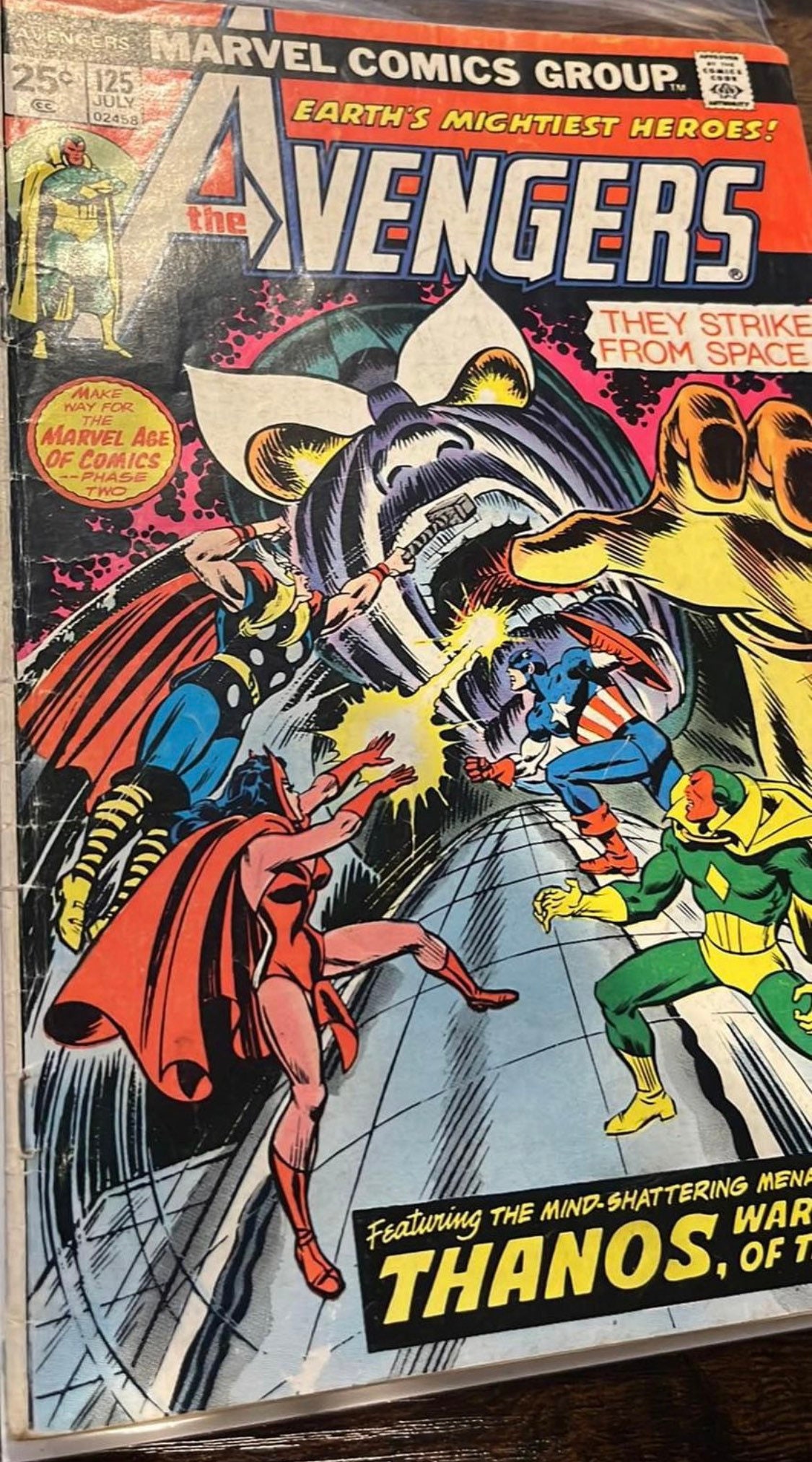 AVENGERS 125 THANOS Comic Book - Etsy AVENGERS 125 THANOS Comic Book - Etsy