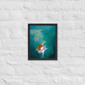 Framed ‘Below’ Print