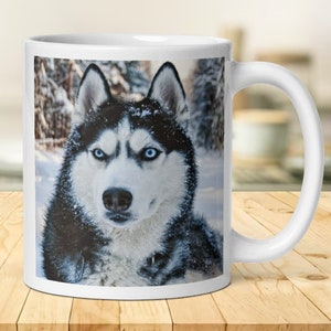 Siberian Husky Personalised Mug Husky Mug Husky Gift