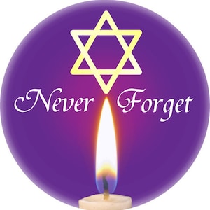 Förintelsens minnesdag Nålmärken Förintelsens minnesdag Ornament