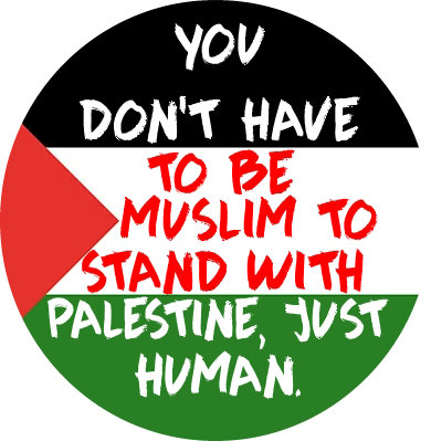 PALESTINE BADGE Show your support funds going to Palestine Emergency Appeal