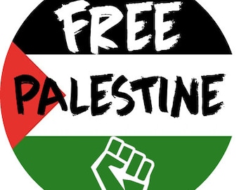 PALESTINE BADGE Show your support funds going to Palestine Emergency Appeal
