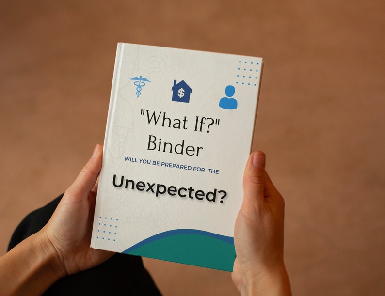 Just in Case Emergency Life Binder what If Etsy