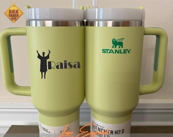 2025 Senior Gift Tumbler | Custom Stanley-Inspired 40oz Cup | Engraved Name, School, Teacher, Graduation Year