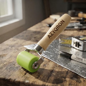 Personalized Sound Deadening Seam Roller, Custom Engraved Rubber Car Audio Tool, Wood Handle Wallpaper & Vinyl Roller Gift