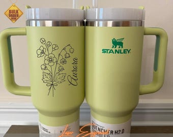 Personalized Stanley 40oz Tumbler For Birthday, Drink Bottle, Bridesmaids Gifts, Gift for Him, Insulated Bottle,Bachelorette Party Groomsman