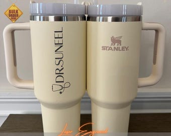 Personalized Stanley 40oz Tumbler Custom Name Engraved | Nurse Gift, RN Appreciation, Healthcare Worker Insulated Cup, Nursing Grad