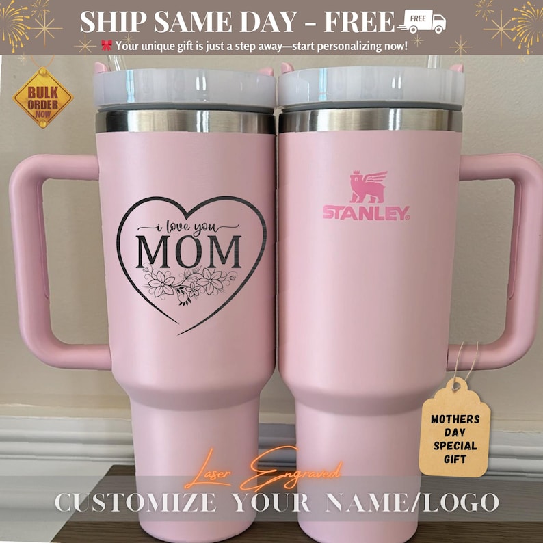 Personalized Mom Stanley Tumbler 40oz, Custom Kids Names Engraved Cup, Unique Mother Gift, Mother’s Day Tumbler for Mom Mama Grandma, stanley tumbler, stanley cup 40oz, personalized cup, mom tumbler, mama tumbler, custom name cup, kids names cup, engraved tumbler, mothers day cup, gift for mom, mom gift idea, custom stanley cup, engraved stanley, Personalized Mom Stanley tumbler 40oz with custom kids names engraving, unique Mother’s Day gift for mom, mama or grandma
