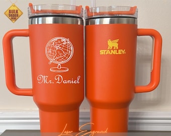 Personalized Stanley 40oz Tumbler | Custom Engraved Teacher Gift | Teacher Appreciation Week, End of Year, Preschool & Kindergarten Teacher