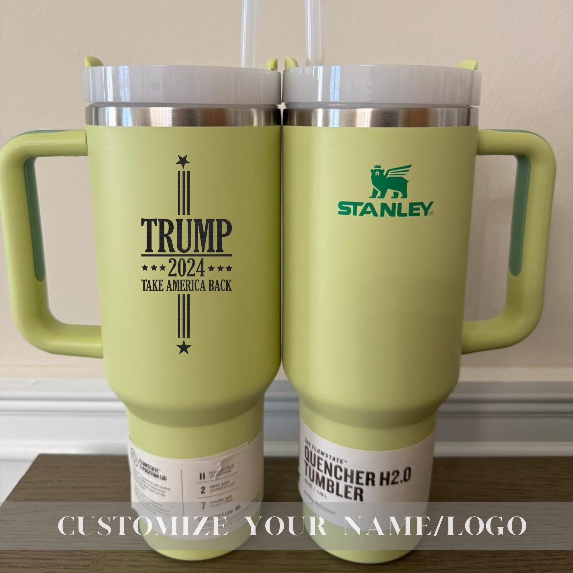 Trump 40oz Tumbler Engraved Patriotic Cup | Take America Back