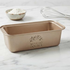 Personalized Mini Loaf Pan, Custom Engraved Nonstick Carbon Steel Bread Pan, Banana Bread Baking Pan, Baker Gift for Her Him