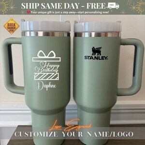 Stanley 40oz Cup – Personalized Stanley 40oz Tumbler | Engraved Travel Cup | Magical Birthday Gift Idea | Custom Hydration Flask