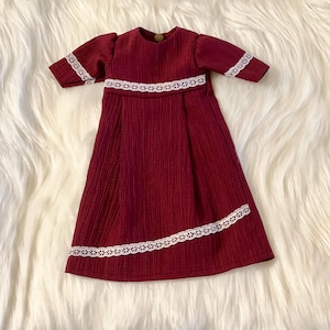 Handmade Amish-Style Doll Dress (Fits 18” Dolls)