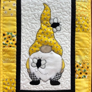 Gnome Applique Table Runner Pattern PDF Digital Download - Etsy
