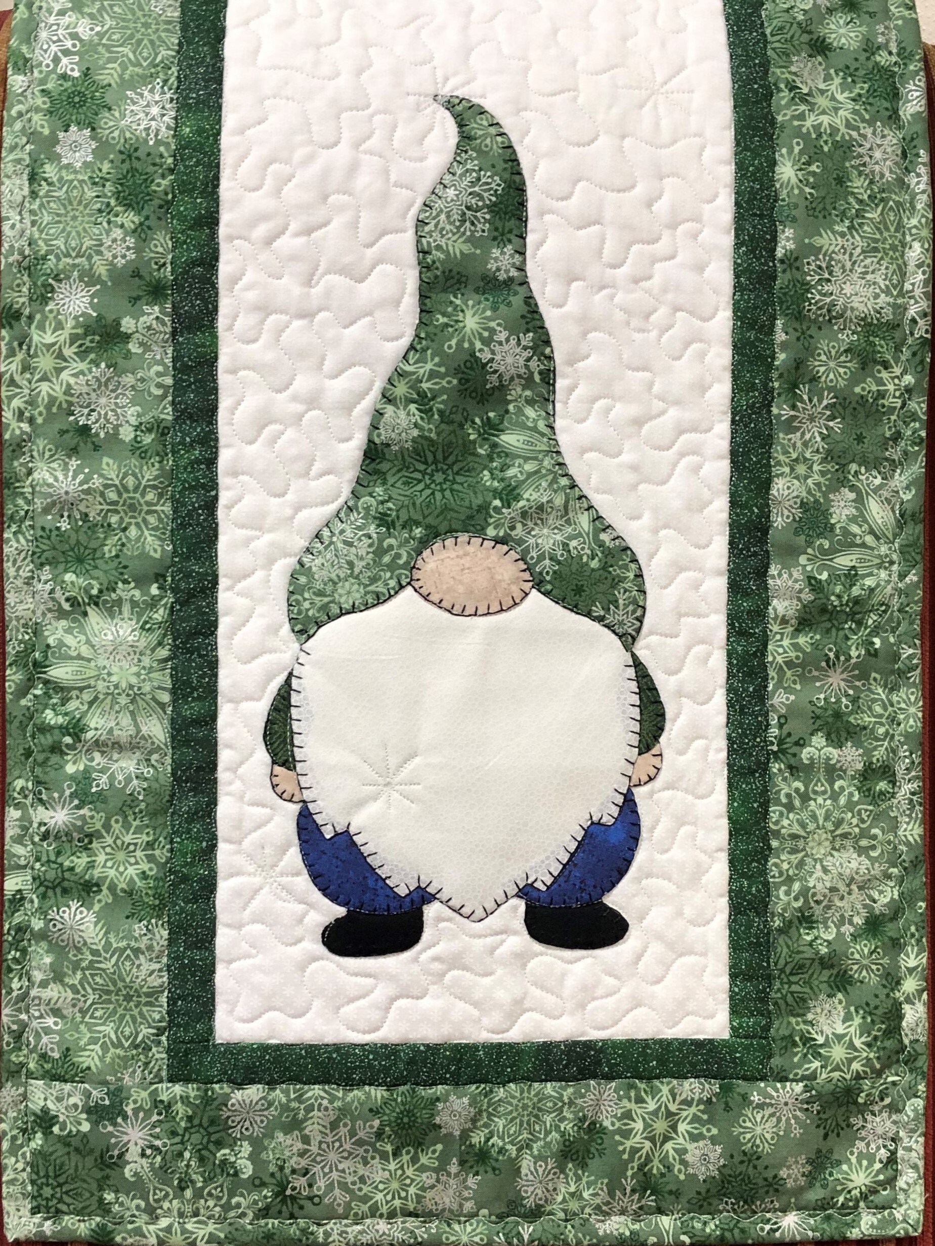 Gnome Applique Table Runner Pattern PDF Digital Download - Etsy