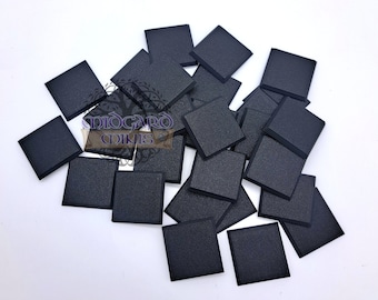 Wargaming 25x25 Square miniature base suitable for warhammer