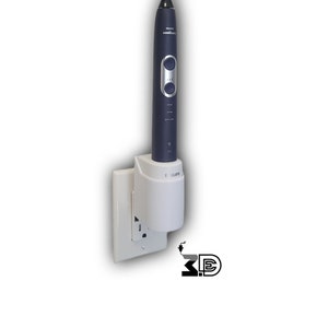 Suporte Philips Sonicare – Compatível com 4300, 4700, 5100, 5300, 6100, 6500, 7300, 7400, 7500, Flexcare – Suporte para tomada de parede para escova de dentes elétrica