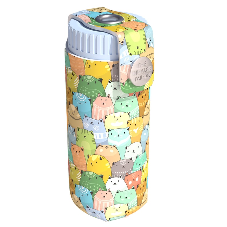 Perky Felines - Handmade Inhaler Case - Cover for Asthma & COPD ...