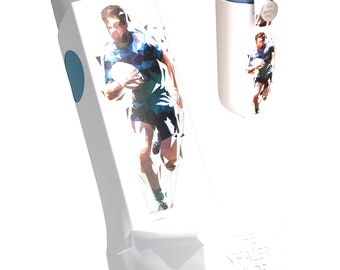 Rugby - Handgefertigte Inhalator Tasche - Hülle für Asthma & COPD Ventolin, Salbutamol, Turbohaler und Easi-Breathe Style Inhalatoren