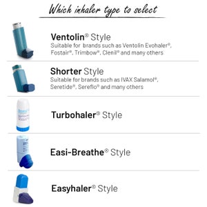 Badeendjes Handgemaakte inhalatorkoffer Cover voor astma & COPD Ventolin, Salbutamol, Turbohaler, Easi-Breathe en Easyhaler-inhalatoren afbeelding 7