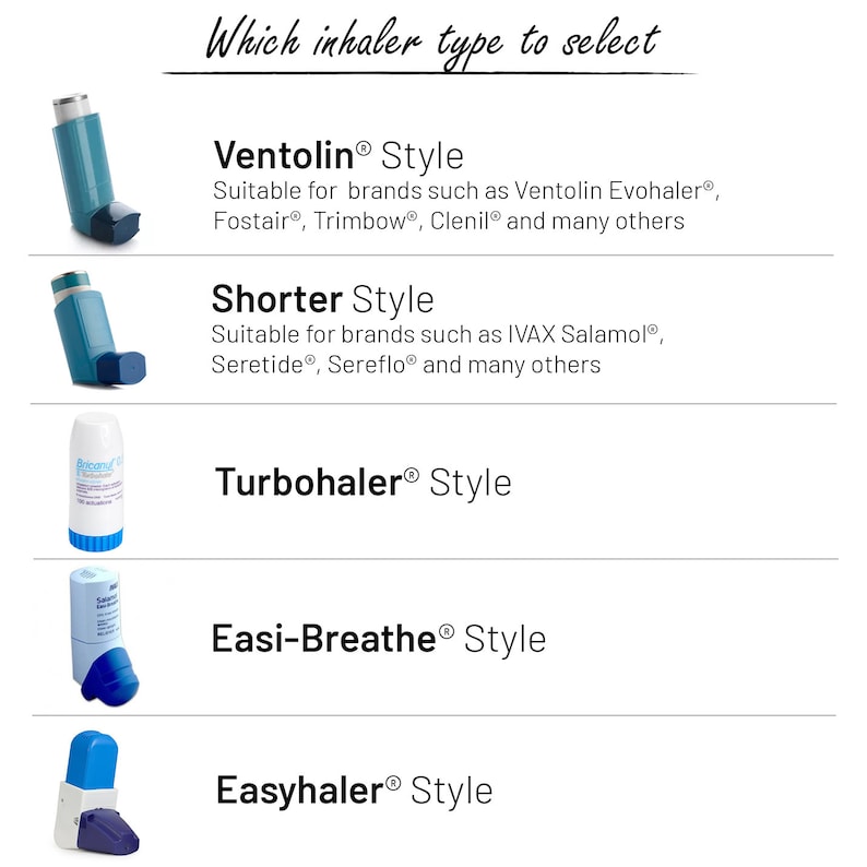 Badeendjes Handgemaakte inhalatorkoffer Cover voor astma & COPD Ventolin, Salbutamol, Turbohaler, Easi-Breathe en Easyhaler-inhalatoren afbeelding 7