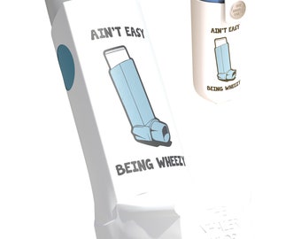 Aint EasyBeing Wheezy - Handgefertigte Inhalator Hülle für Asthma & COPD Ventolin, Salbutamol, Turbohaler, Easi-Breathe und Easyhaler