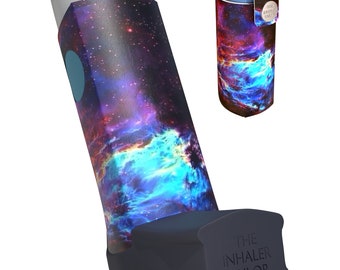 Galaxy - Handgefertigte Inhalator Tasche für Asthma & COPD Ventolin, Salbutamol, Turbohaler, Easi-Breathe und Easyhaler Inhalatoren