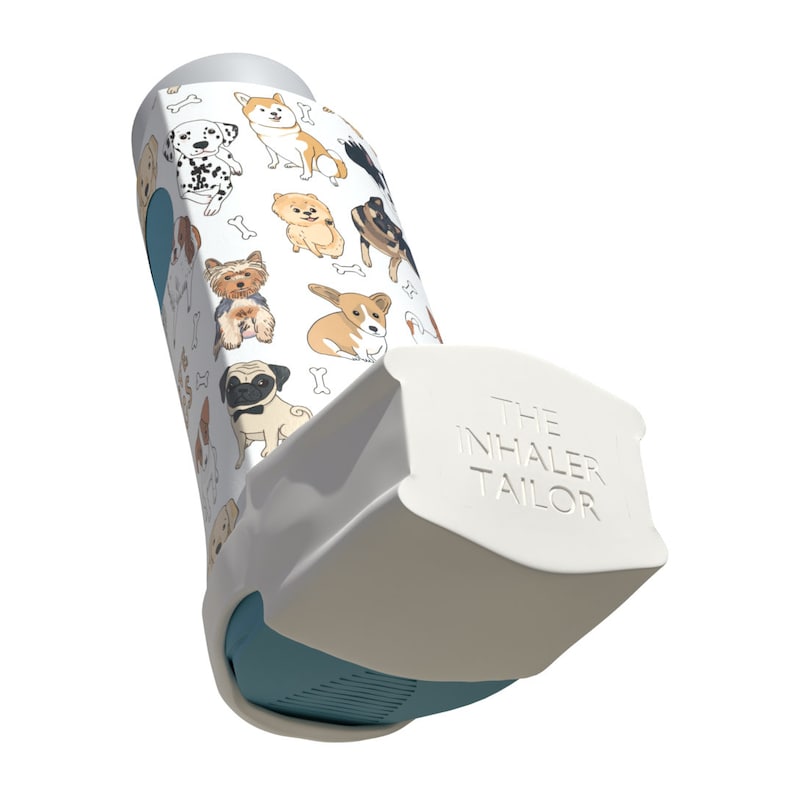Handmade Inhaler Case I Love Dogs for Asthma & COPD Etsy
