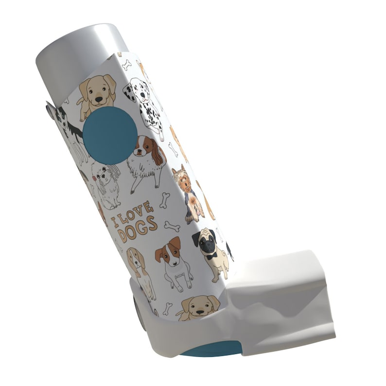 Handmade Inhaler Case I Love Dogs for Asthma & COPD Etsy