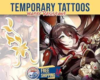 Fugue Temporary Tattoo | cosplayer tattoo | Fake Tattoo | Cosplay | Costume | Halloween | HSR Cosplay | Fugue cosplay