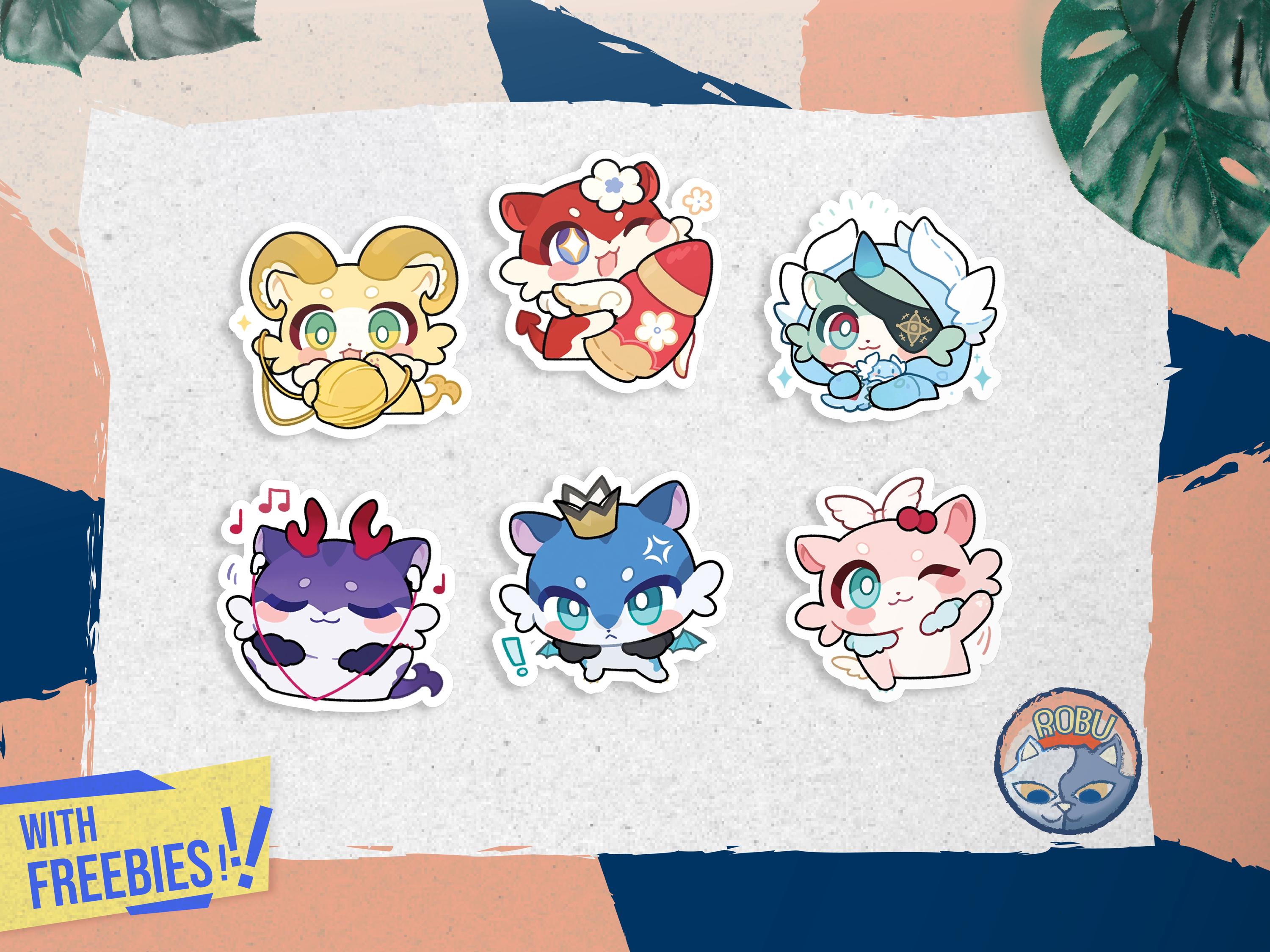 Awoo Chimera Stickers | Honkai Star Rail Stickers - Vinyl Glossy ...