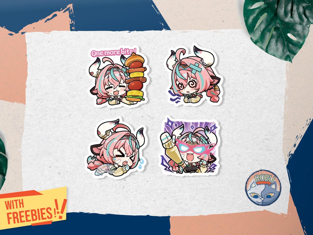 Varesa Genshin Impact Stickers - Vinyl Glossy Waterproof Stickers ...